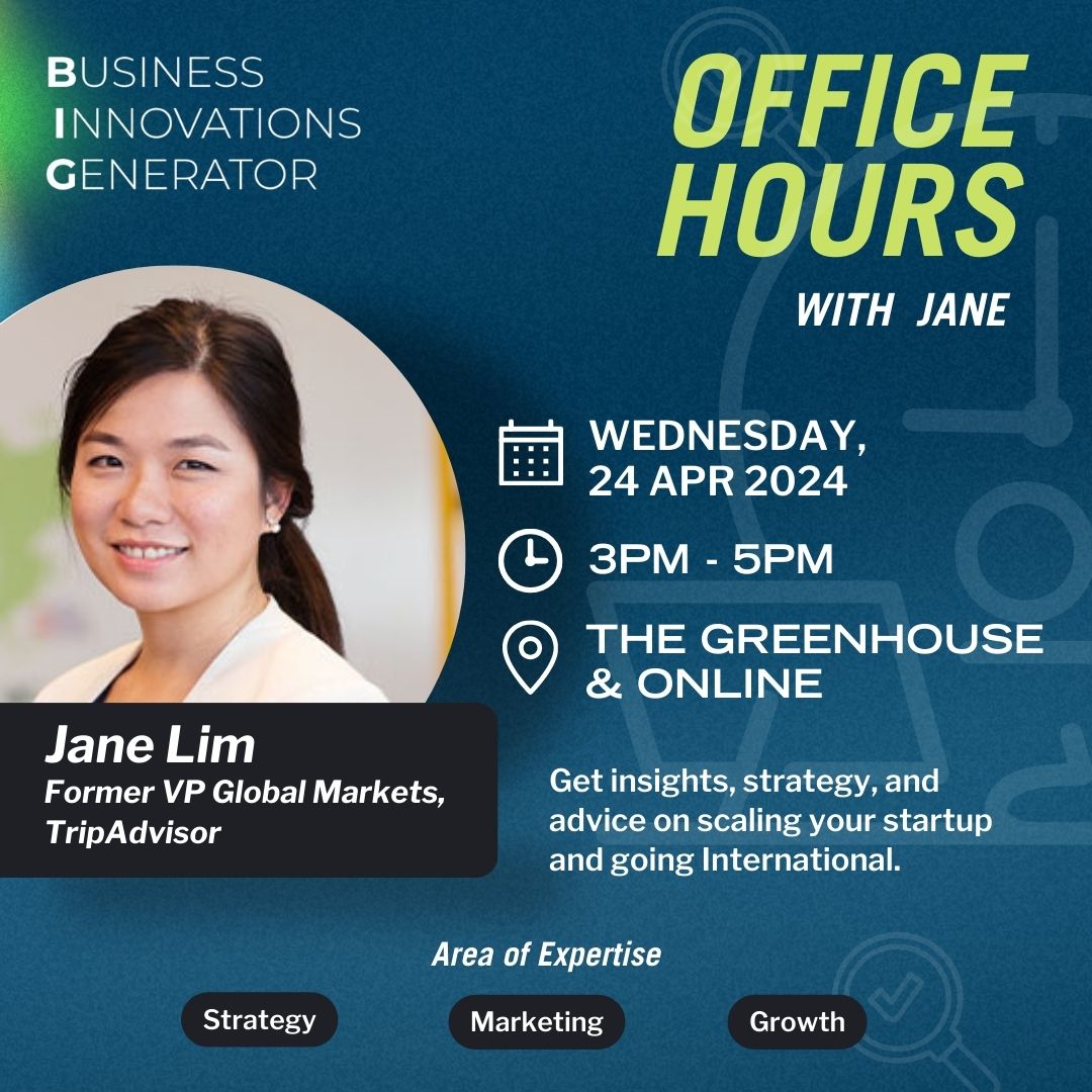 BIG Office Hours | Jane Lim