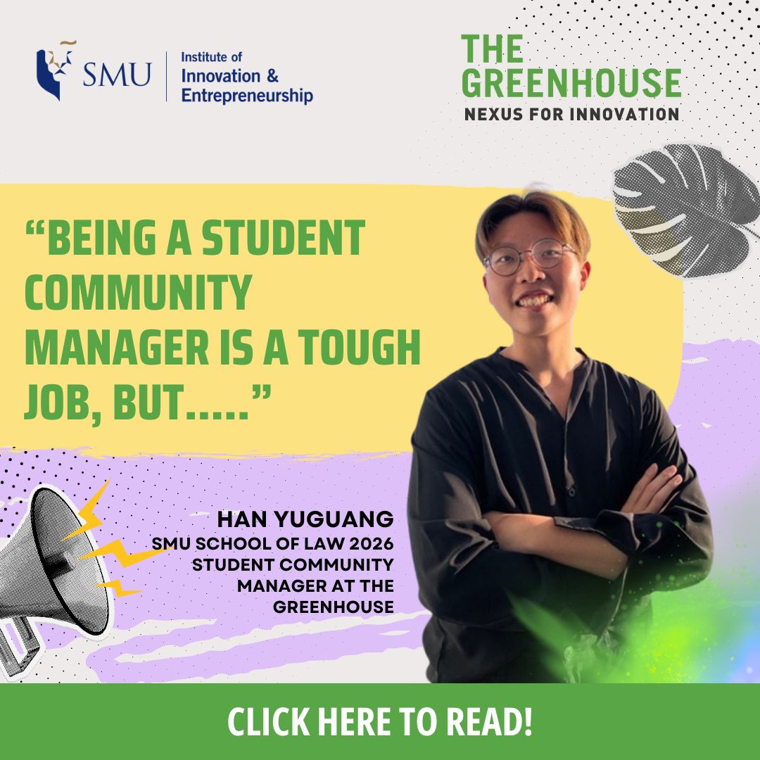 Meet YuGuang - Student Community Manager at The Greenhouse