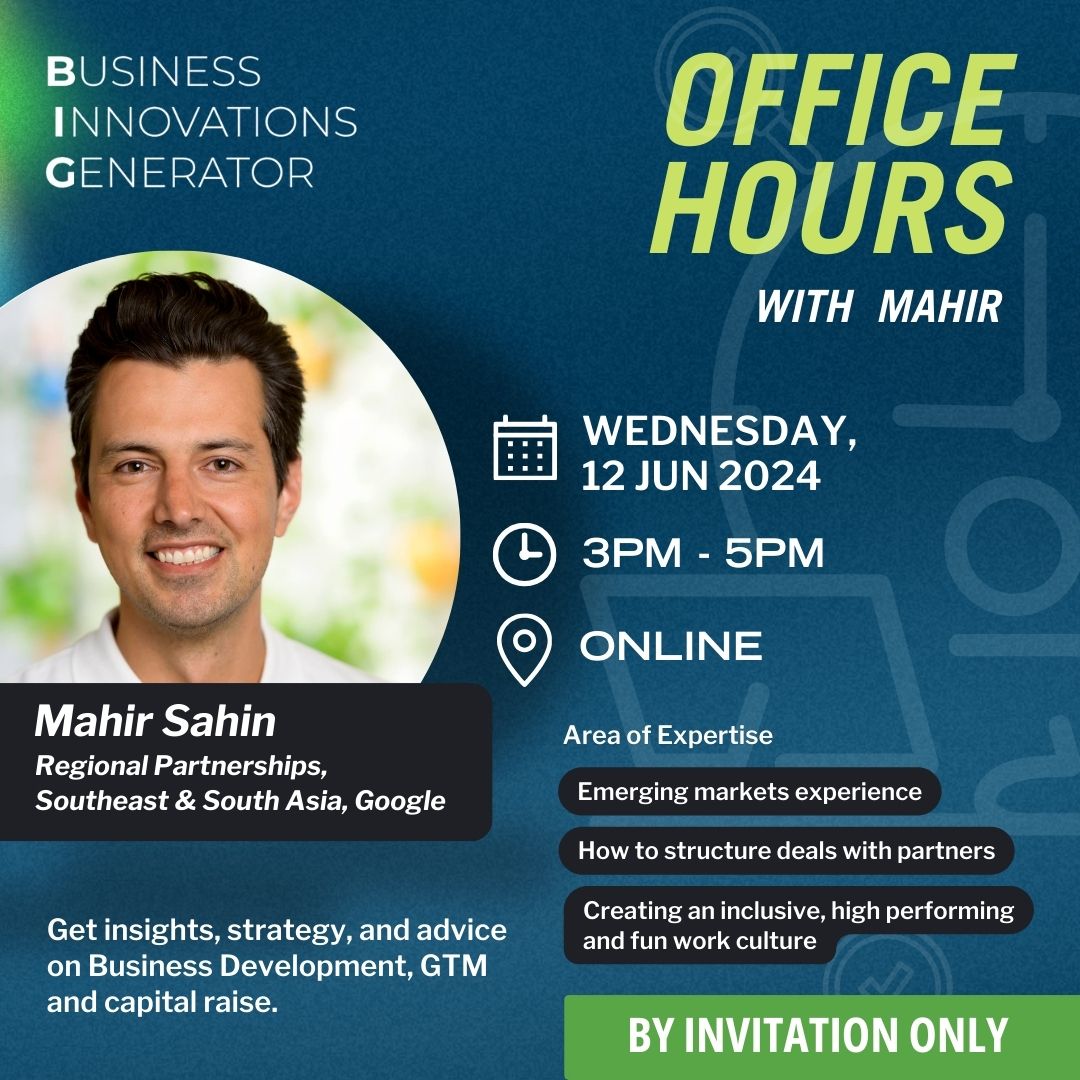 BIG Office Hours | Mahir Sahin