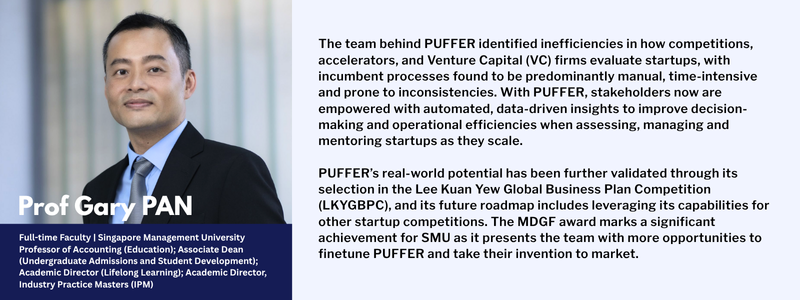 Prof gary pan | puffer