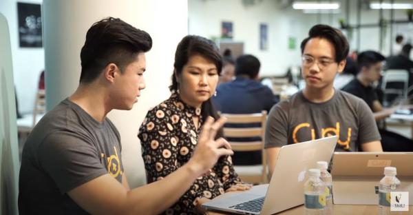 Shirley Wong E-I-R with Founder of Cudy, Alexander Lim
