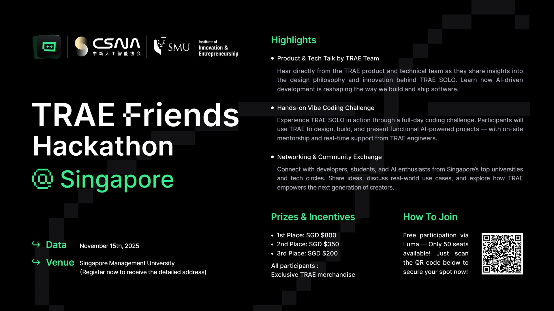 TRAE Friends Hackathon @Singapore