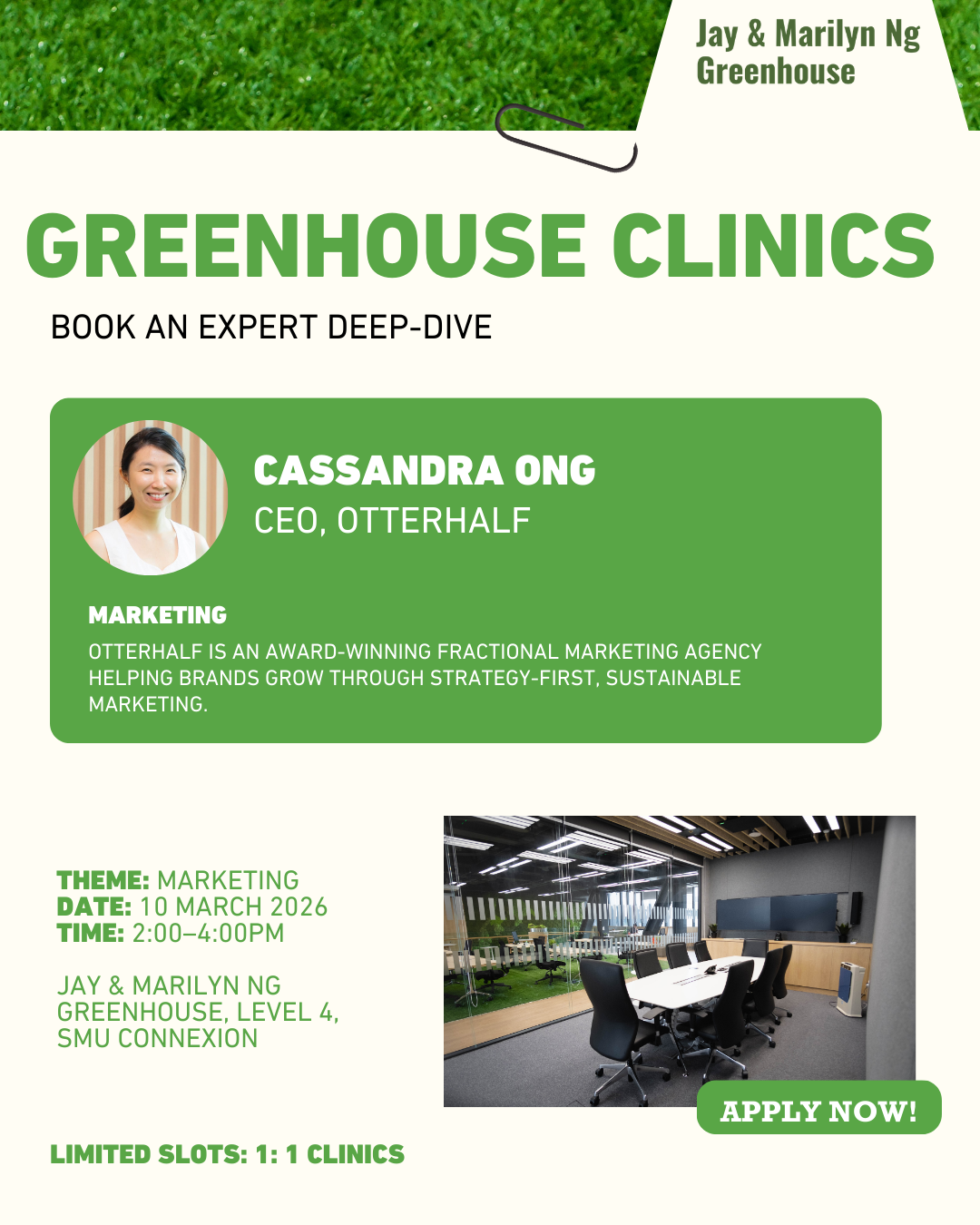 Greenhouse Clinics - Otterhalf