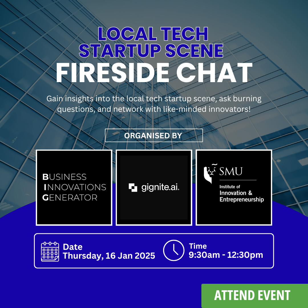 Local Tech Startup Scene Fireside Chat Event