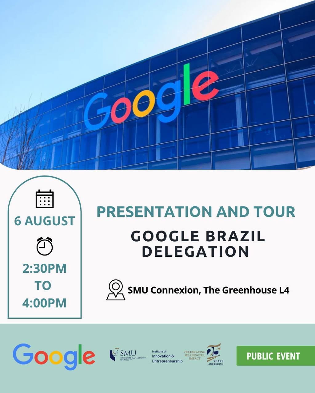 PRESENTATION AND TOUR FOR GOOGLE BRAZIL DELEGATION