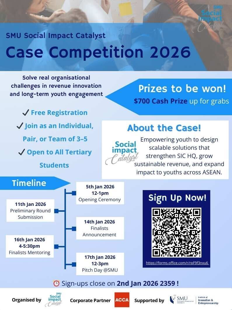 SMU Social Impact Catalyst Case Competition 2026