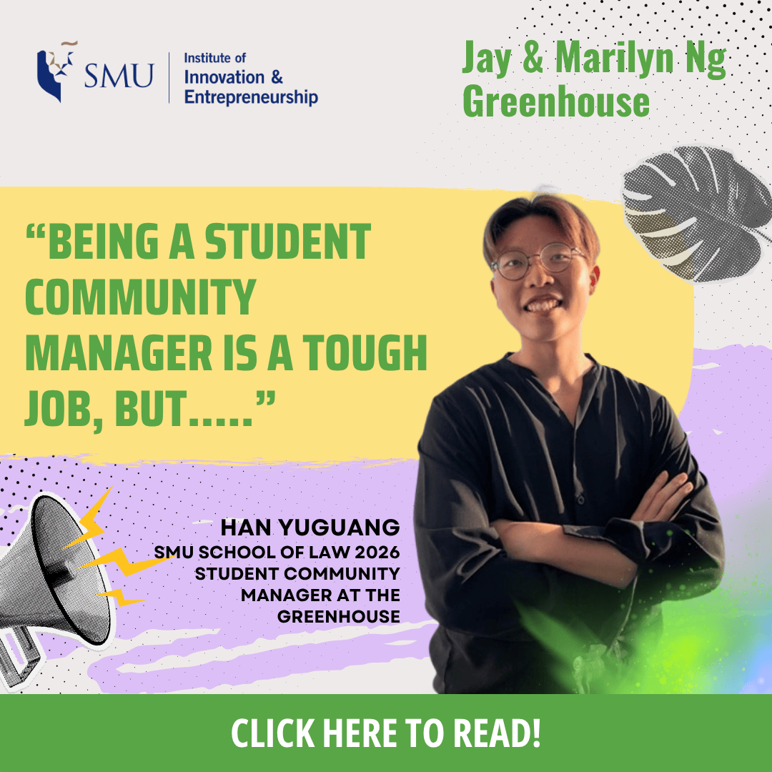 Meet YuGuang - Student Community Manager at The Greenhouse
