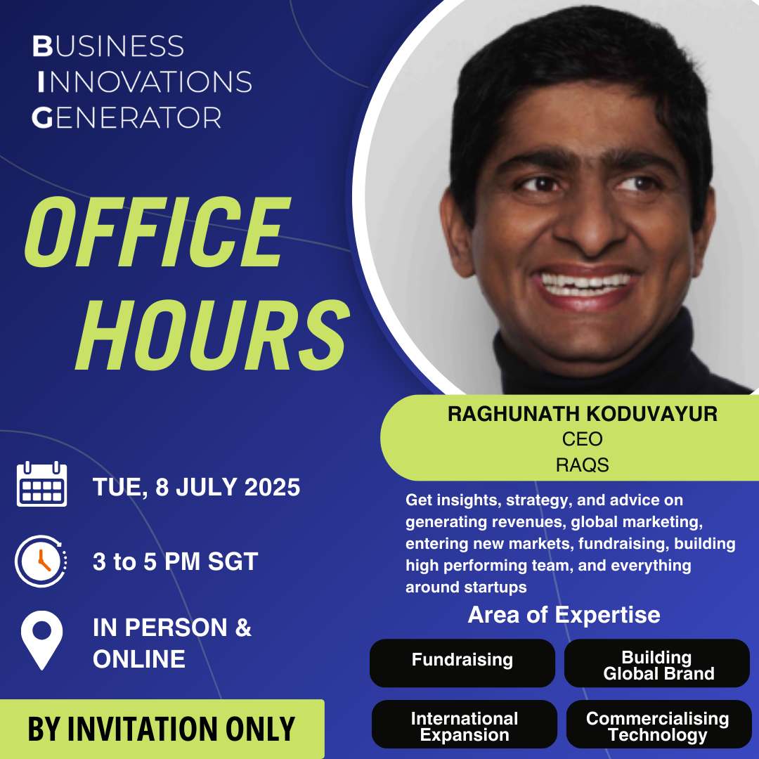 BIG OFFICE HOURS WITH RAGHUNATH KODUVAYUR