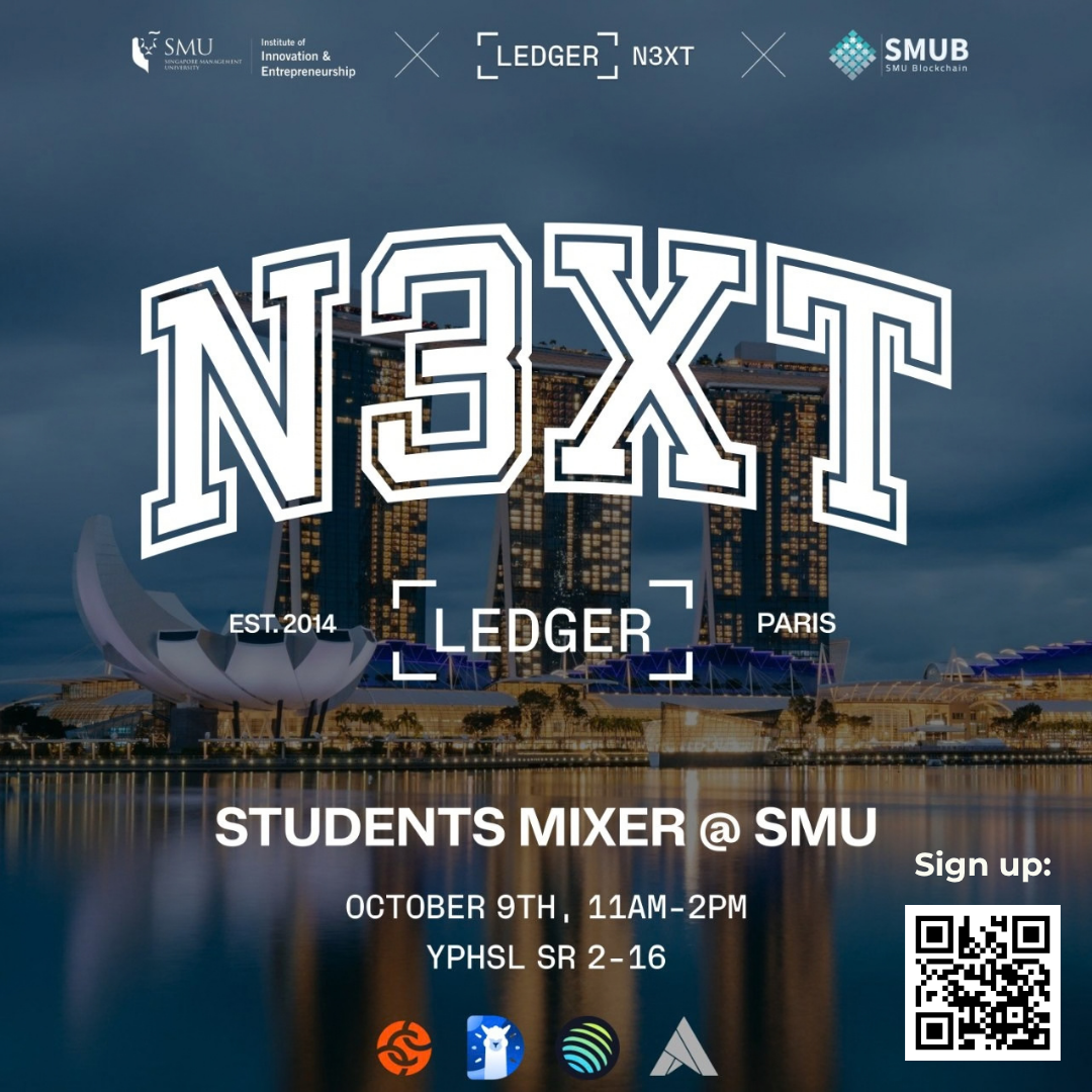 SMU Blockchain - Ledger N3XT x SMU Blockchain