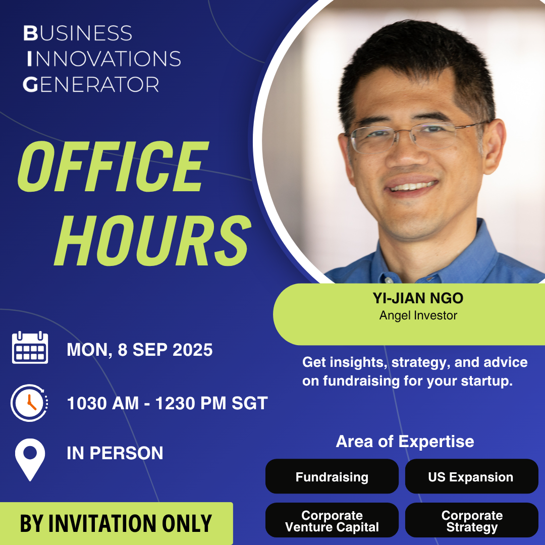 BIG OFFICE HOURS WITH YI-JIAN NGO