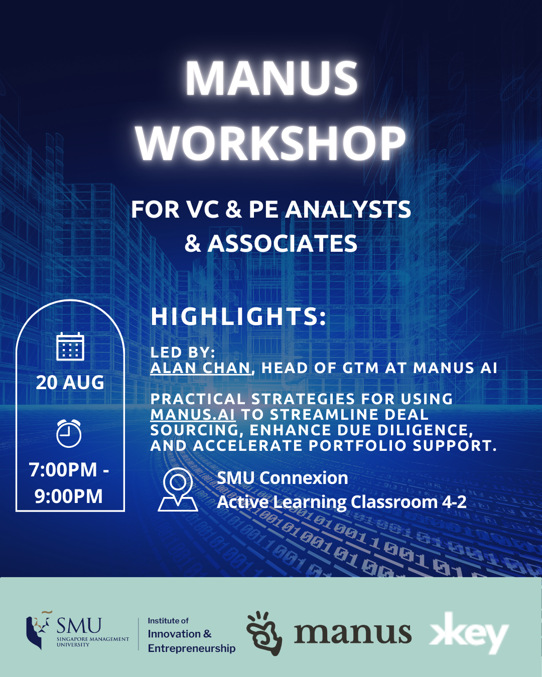 Manus for VC & PE Analysts & Associates at SMU