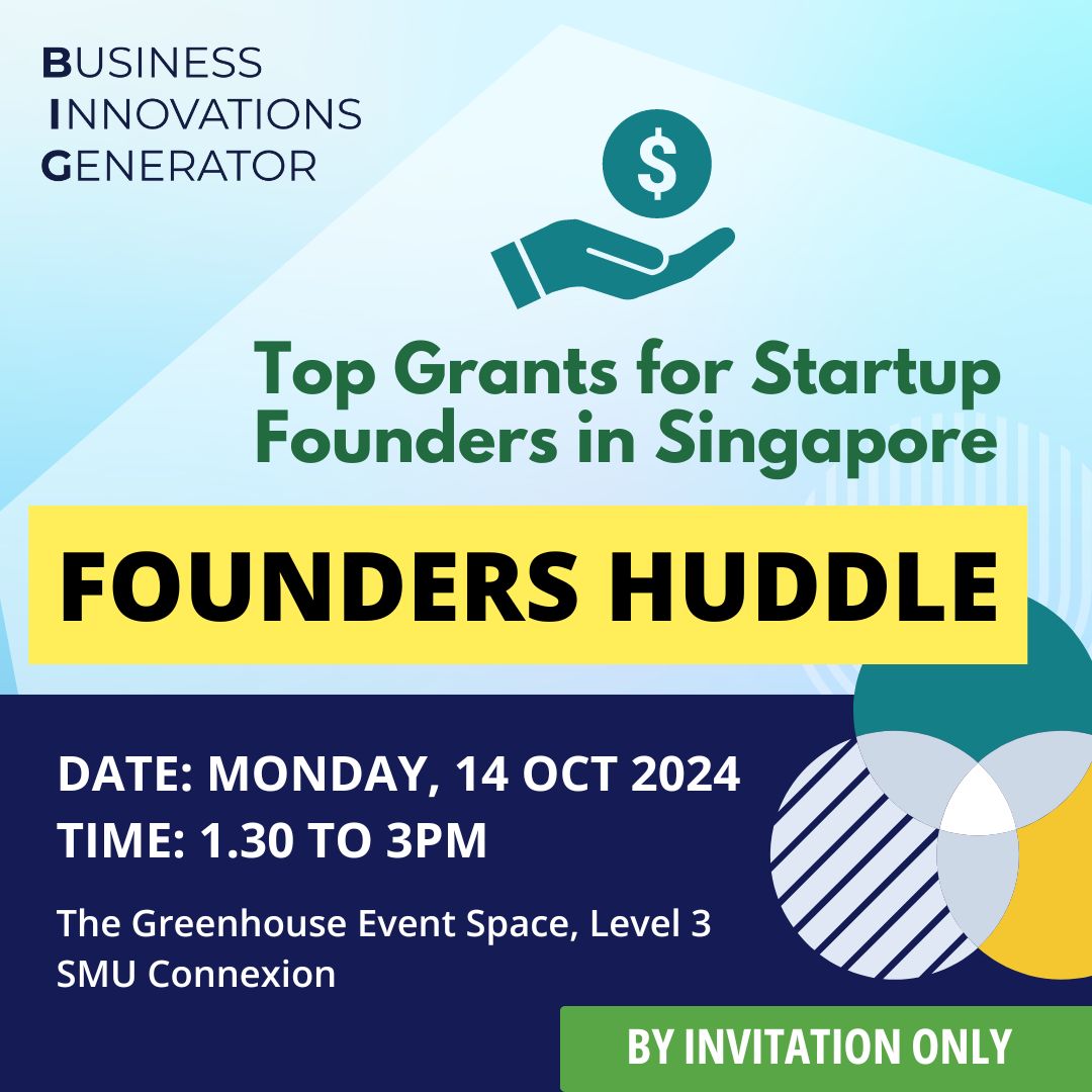 BIG FH | TOP GRANTS FOR STARTUP FOUNDERS IN SINGAPORE