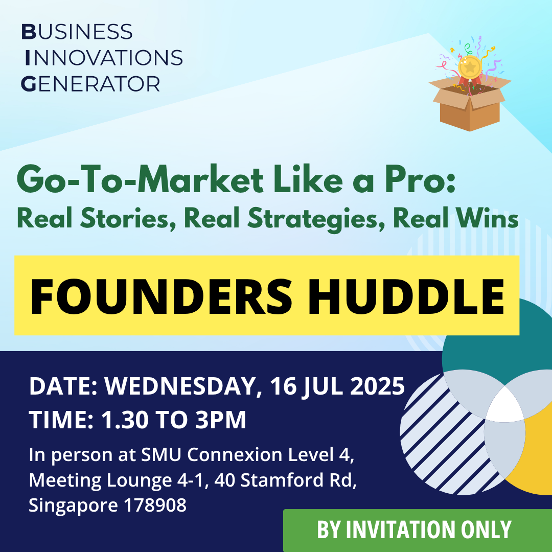 BIG FOUNDERS HUDDLE | Go-To-Market Like a Pro