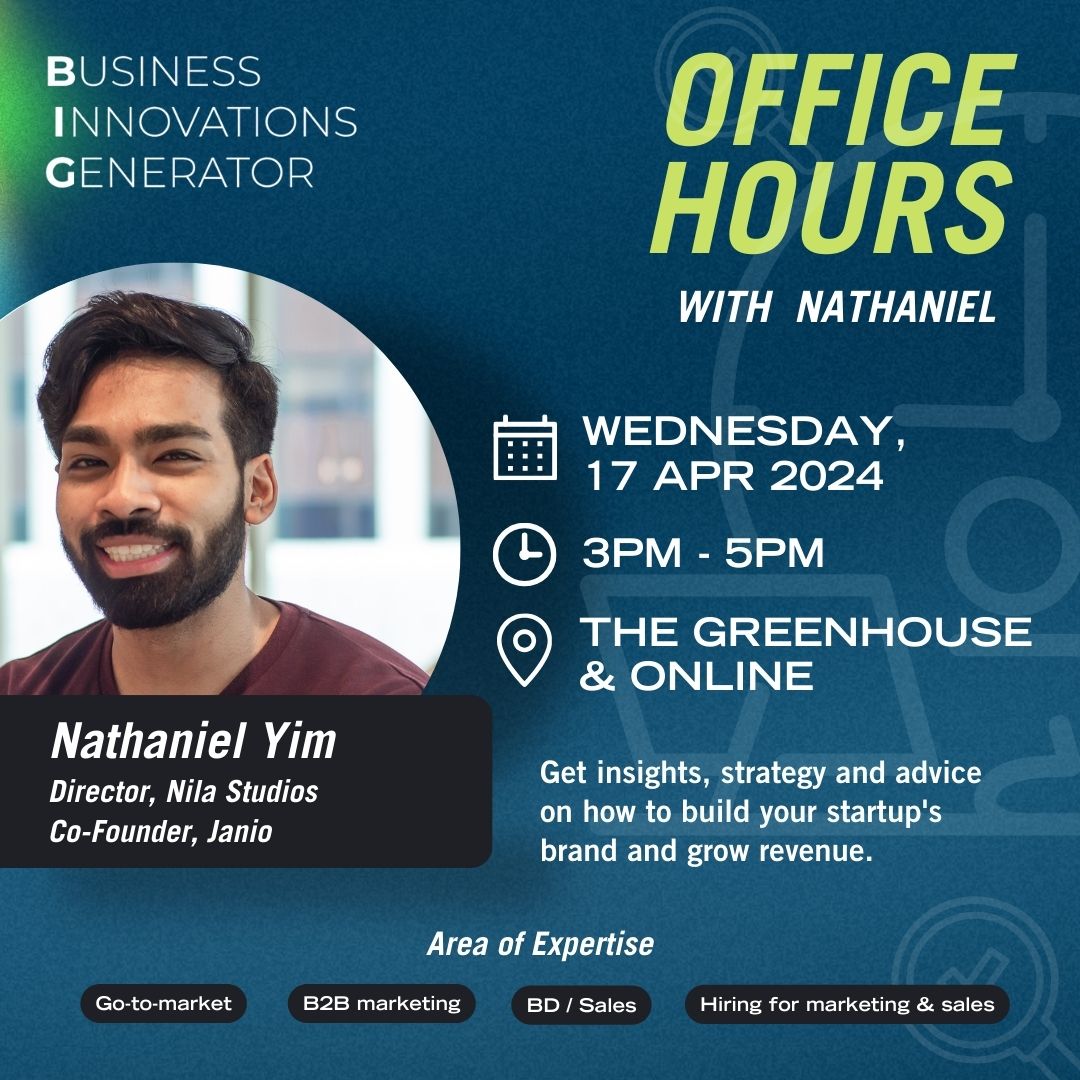 BIG Office Hours | Nathaniel Yim 